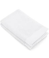 Walra gastendoek soft cotton wit 30x50 cm set van 2