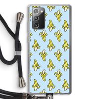 Bananas: Samsung Galaxy Note 20 / Note 20 5G Transparant Hoesje met koord