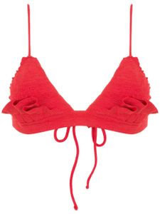 Clube Bossa haut de bikini Winni à volants - Rouge