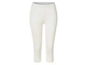 esmara Dames capri-legging (XS (32/34), Wit)