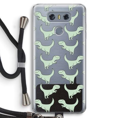 Dinos: LG G6 Transparant Hoesje met koord