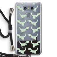 Dinos: LG G6 Transparant Hoesje met koord