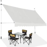 Telescopische Zonnescherm Luifel Intrekbare Luifel Zon Onderdak UV-Bestendig Waterdicht Dek Luifel voor Venster Balkon Tuin 350 cm