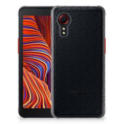 Samsung Galaxy Xcover 5 | TPU bumper | Stripes Dots