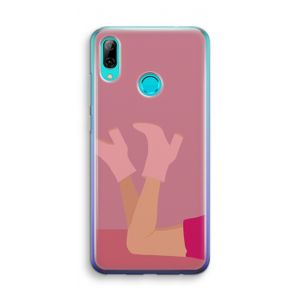 Pink boots: Huawei P Smart (2019) Transparant Hoesje