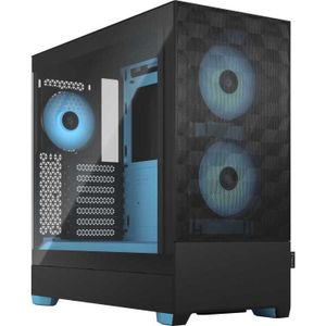 Fractal Design Pop Air RGB Cyan Core TG Clear Tint tower behuizing Window-Kit