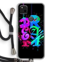 Dream: Pixel 4a Transparant Hoesje met koord