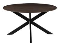 LABEL51 Ronde Eettafel 'Otis' Mangohout, 140cm, kleur Espresso