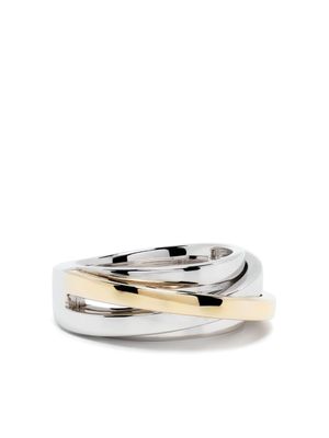 Tom Wood bague Orb Slim en argent sterling