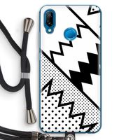 Pop Art #5: Huawei P20 Lite Transparant Hoesje met koord