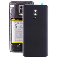 Originele batterij achtercover met camera lens voor OnePlus 6T (Frosted zwart)
