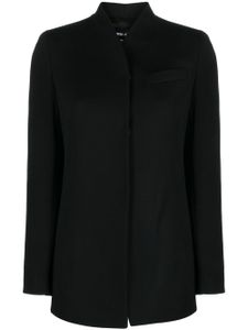 Giorgio Armani blazer à simple boutonnage - Noir