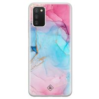 Samsung Galaxy A03s siliconen hoesje - Marble colorbomb