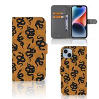 Telefoonhoesje | Met pasjeshouder | voor iPhone 15 Plus Snakes