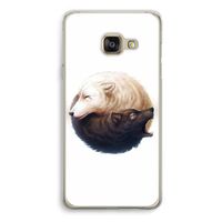 Yin Yang Wolves: Samsung Galaxy A3 (2016) Transparant Hoesje