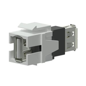 Procab VCK622/W Keystone USB A-A connector wit