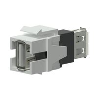 Procab VCK622/W Keystone USB A-A connector wit - thumbnail