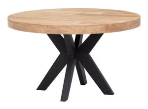 DTP Home Ronde Eettafel Darwin Teakhout - Bruin, Zwart