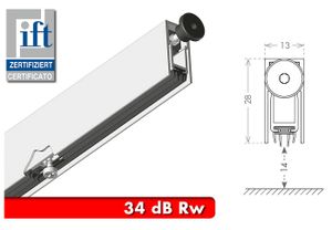 Valdorpel ASGSF 34dB 13x28mm 930mm