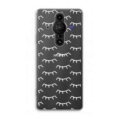 Wimpers: Sony Xperia Pro-I Transparant Hoesje