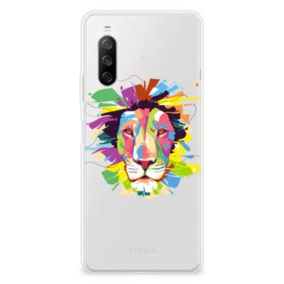 Sony Xperia 10 III Telefoonhoesje met Naam Lion Color Sony Xperia 10 III Telefoonhoesje met Naam Lion Color