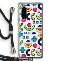 8-bit N°6: Sony Xperia 5 Transparant Hoesje met koord