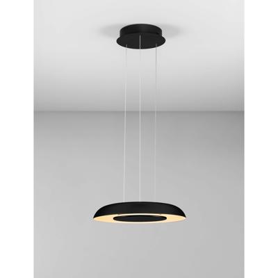Lyora Moderne hanglampEpos Ø 40cm zwart met wit - 9345709