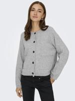 Only Onlpiemonte L/s Cardigan Knt Noos Vest Light Grey Melange