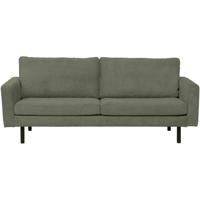 Leen Bakker - Bank Collin 2,5-zits - Stof - Groen - 90x210x81 Cm