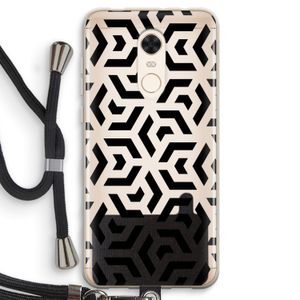Crazy pattern: Xiaomi Redmi 5 Transparant Hoesje met koord