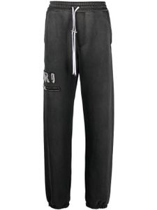 AMIRI pantalon de jogging en coton à logo appliqué - Noir