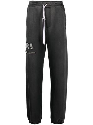 AMIRI pantalon de jogging en coton à logo appliqué - Noir