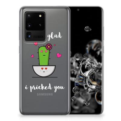 Samsung Galaxy S20 Ultra Telefoonhoesje met Naam Cactus Glad