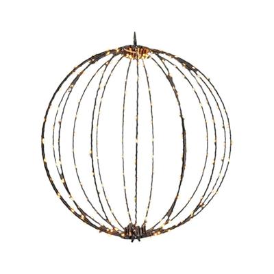 Verlichte decoratie Lumineo Zwart Metaal 220 V Ø 38 cm