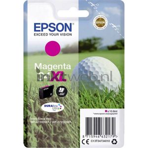 Epson Golf ball Singlepack Magenta 34XL DURABrite Ultra Ink