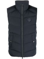 Woolrich gilet matelassé à patch logo - Bleu - thumbnail