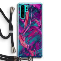 Pink Clouds: Huawei P30 Pro Transparant Hoesje met koord