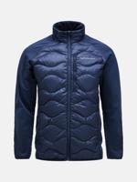 Peak Performance Helium Down Hybrid Hood Isolatiejas Heren Blue Shadow M