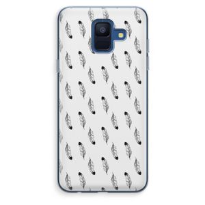Pluimen: Samsung Galaxy A6 (2018) Transparant Hoesje