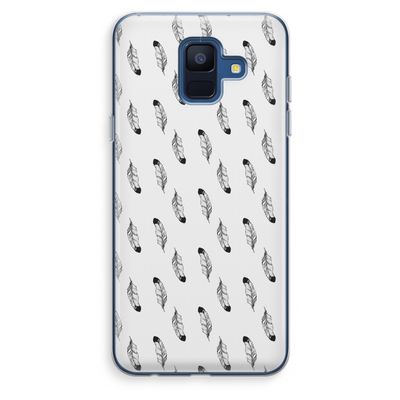 Pluimen: Samsung Galaxy A6 (2018) Transparant Hoesje