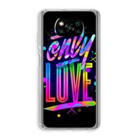 Only Love: Xiaomi Poco X3 NFC Transparant Hoesje