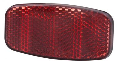 Spanninga reflector bagagedrager 80mm rood