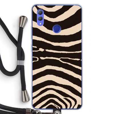Arizona Zebra: Honor Note 10 Transparant Hoesje met koord