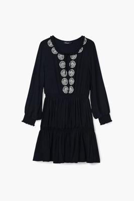 Mini-jurk met details - BLACK - M