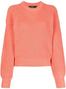 Lauren Ralph Lauren pull Ulyciana à design nervuré - Orange