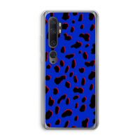 Blue Leopard: Xiaomi Mi Note 10 Transparant Hoesje