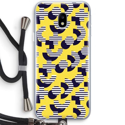 8-bit N°3: Samsung Galaxy J3 (2017) Transparant Hoesje met koord