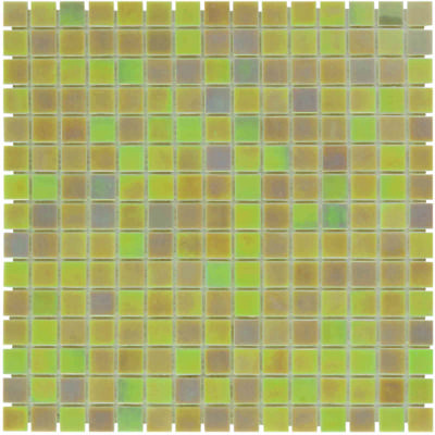 The Mosaic Factory Amsterdam Mozaiek Tegel Vierkant - Licht Creme Glas Parelmoer Serie 322x322 mm