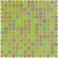 The Mosaic Factory Amsterdam Mozaiek Tegel Vierkant - Licht Creme Glas Parelmoer Serie 322x322 mm