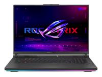 ASUS ROG Strix G18 G814JIR-N6094W Intel® Core™ i9 i9-14900HX Laptop 45,7 cm (18") WQXGA 16 GB DDR5-SDRAM 1 TB SSD NVIDIA GeForce RTX 4070 Wi-Fi 6E (802.11ax) Windows 11 Home Zwart, Grijs